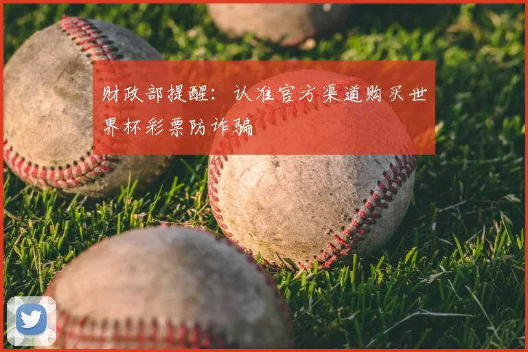 财政部提醒：认准官方渠道购买世界杯彩票防诈骗