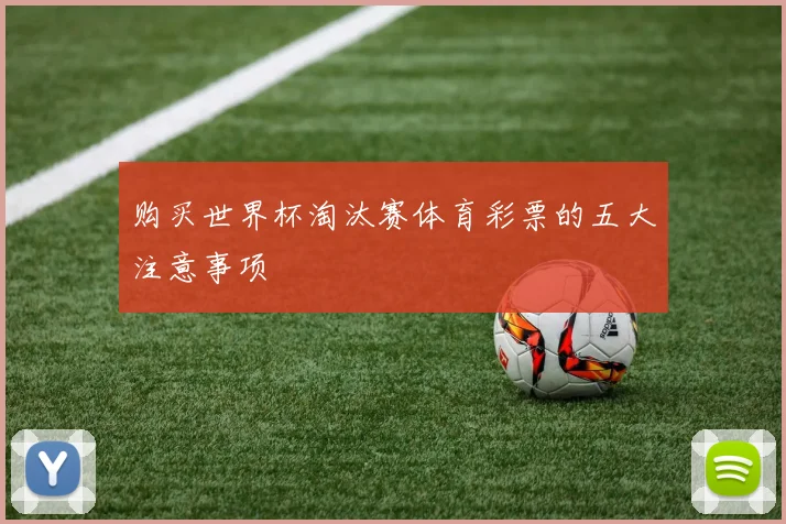购买世界杯淘汰赛体育彩票的五大注意事项