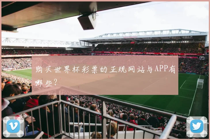 购买世界杯彩票的正规网站与APP有哪些？